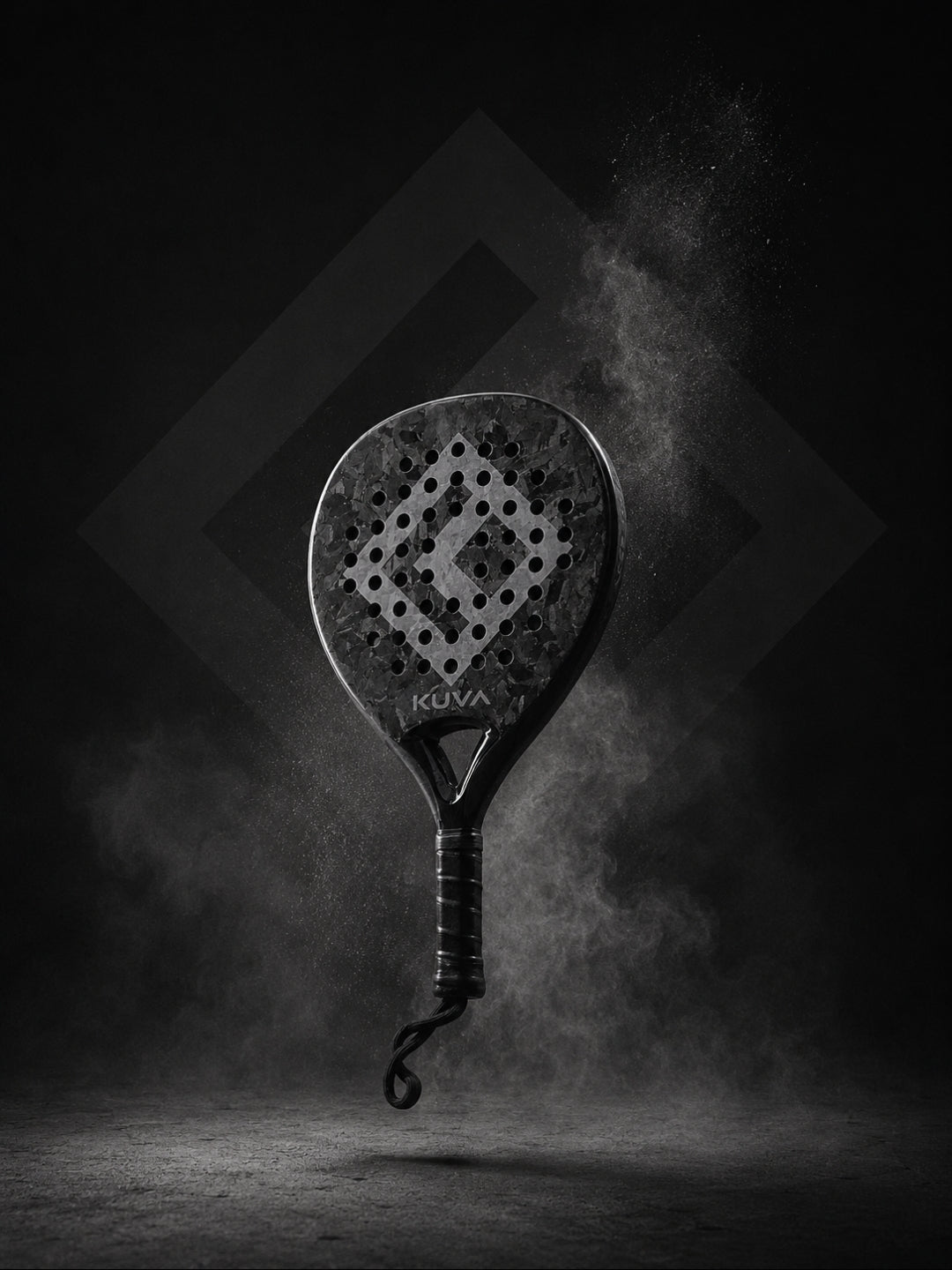 KUVA forged carbon racket detail